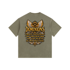 Jubilore "Dominions" Vintage Washed Oversized Cotton T-Shirt