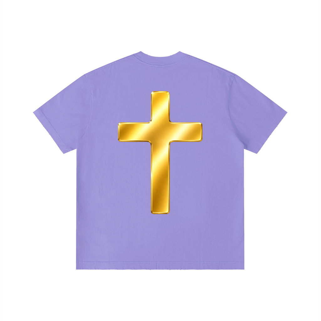 Jubilore "Jesus Is LORD" Unisex Vintage Wash Distressed T-Shirt