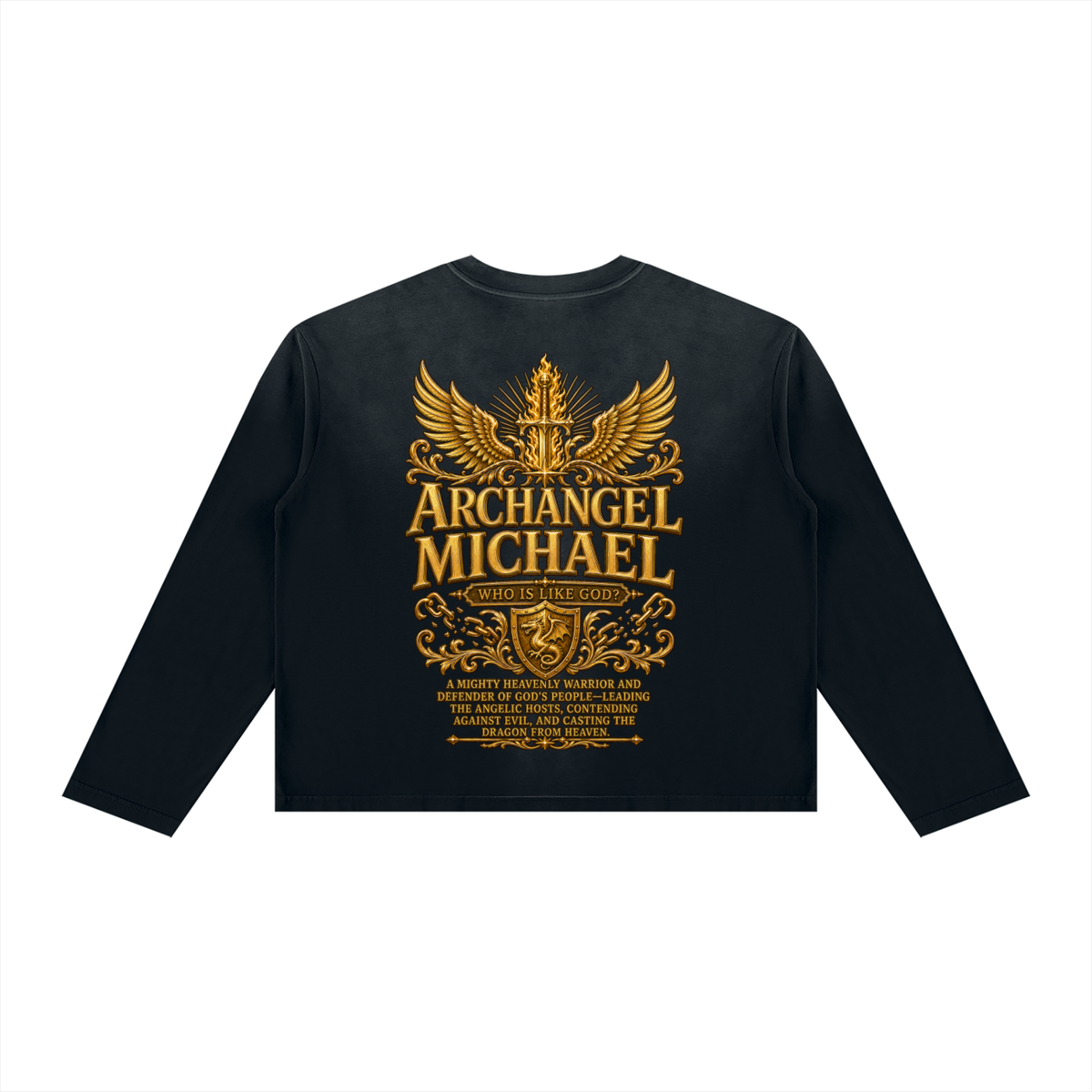 Jubilore "Michael" Unisex Sunfade Boxy Long Sleeve T-Shirt