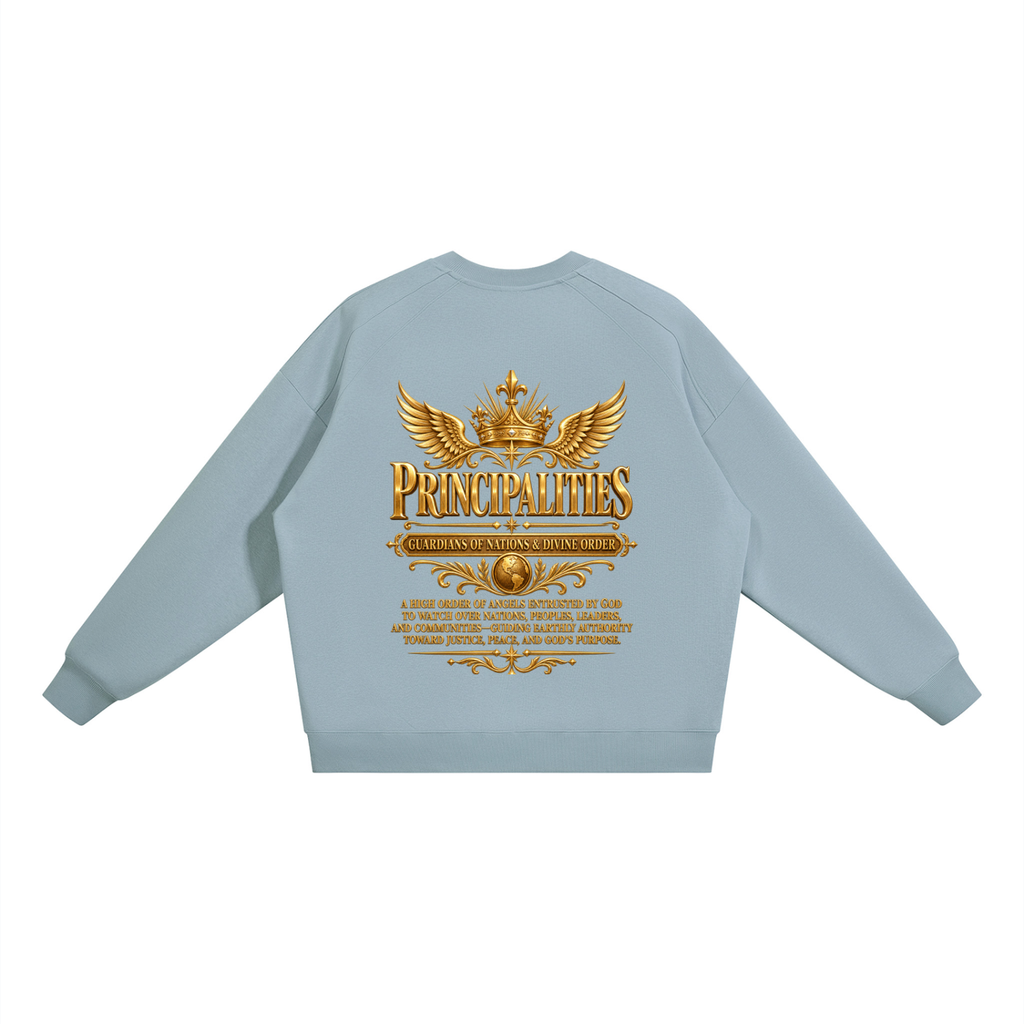 Jubilore "Principalities" Unisex Oversized V-Neck Sweatshirt