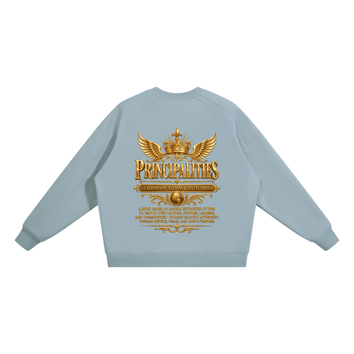 Jubilore "Principalities" Unisex Oversized V-Neck Sweatshirt