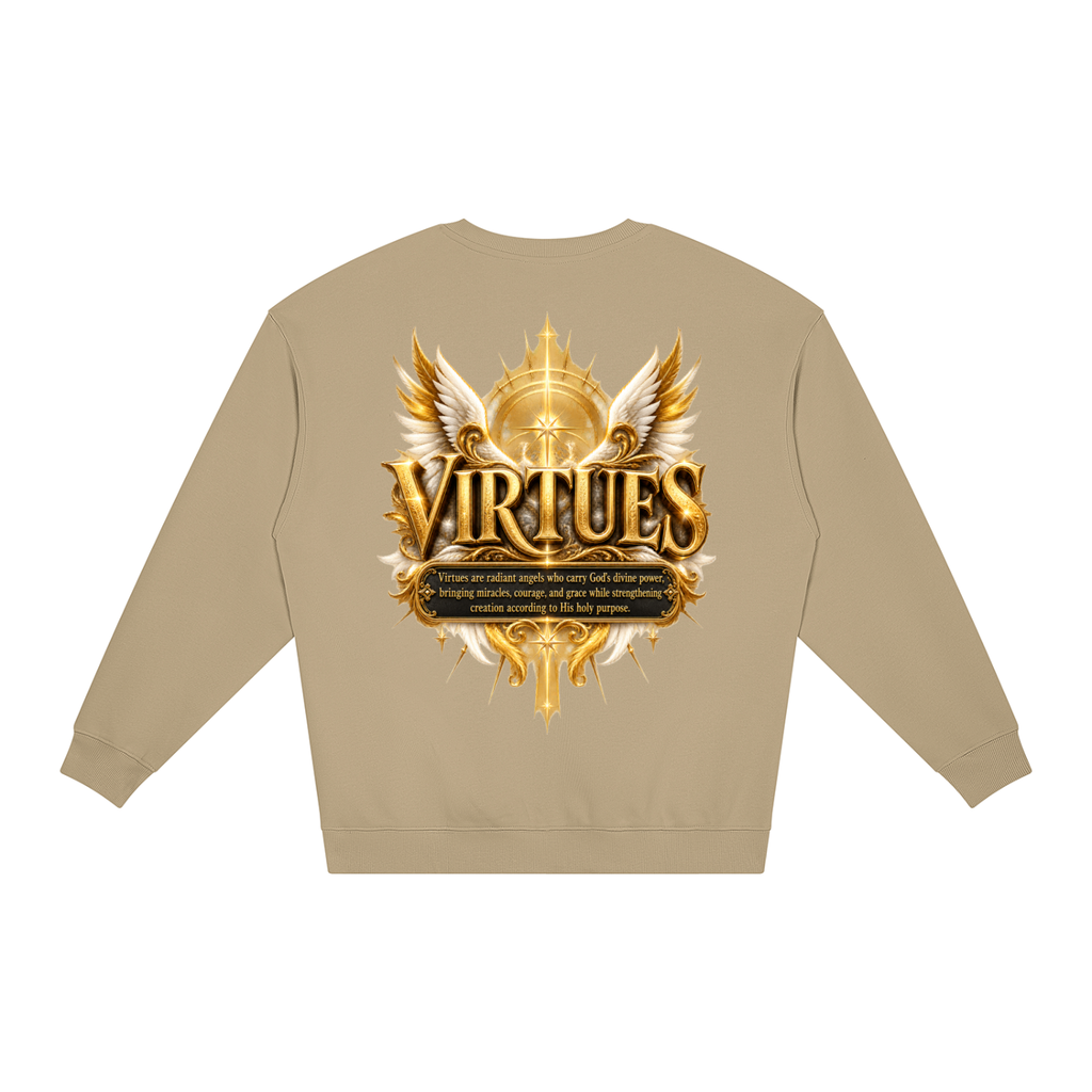 Jubilore "Virtues" Unisex Loose Crewneck Sweatshirt