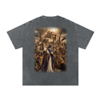Jubilore “Solomon” Snow Washed Oversized Cotton T-Shirt