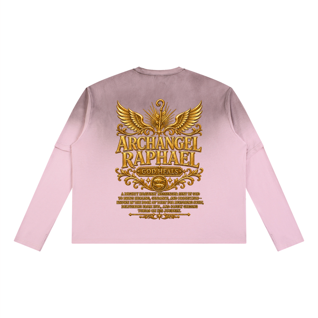 Jubilore "Raphael" Unisex Vintage Wash Layered T-Shirt