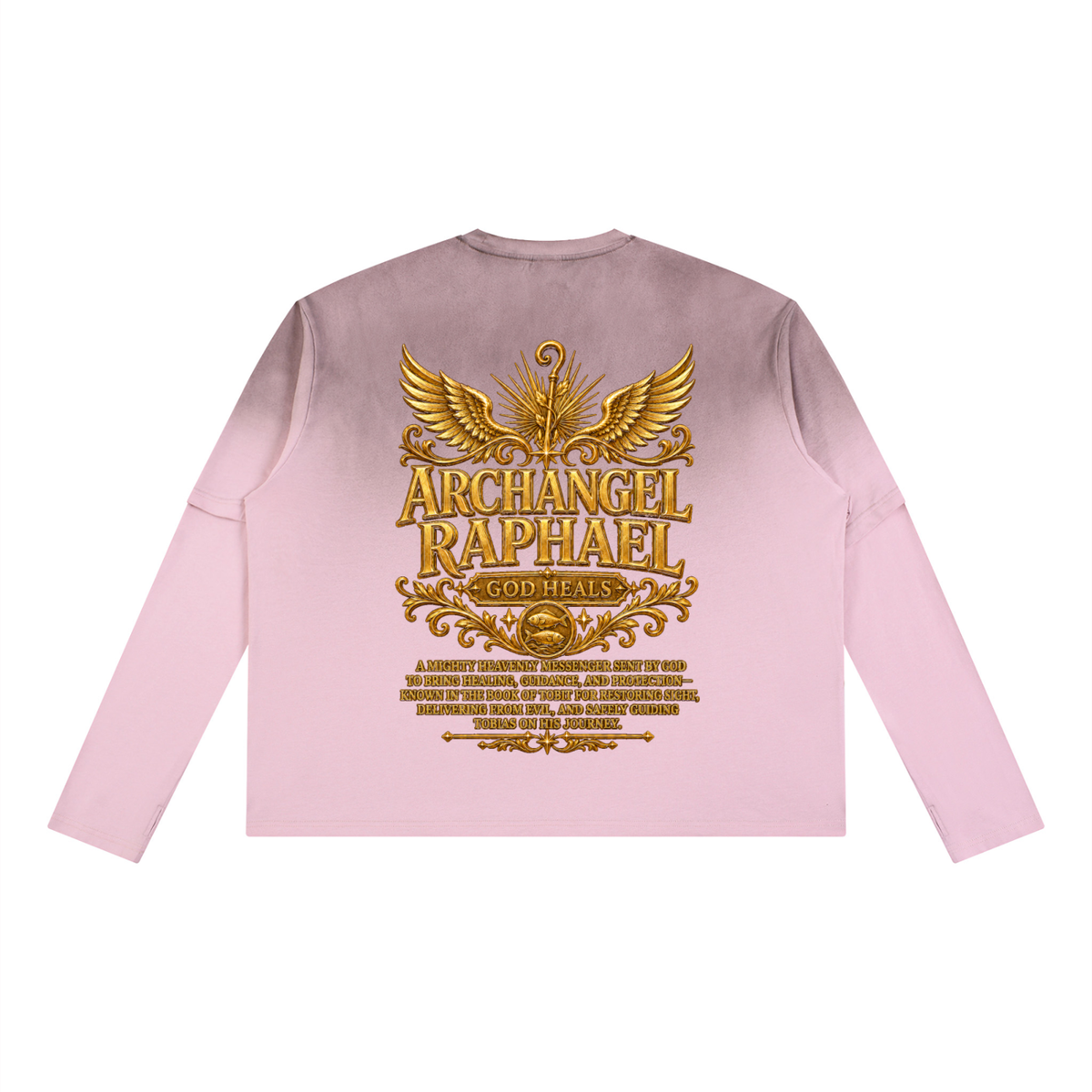 Jubilore "Raphael" Unisex Vintage Wash Layered T-Shirt