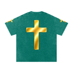 Jubilore "Jesus Is LORD" Snow Washed Oversized Cotton T-Shirt