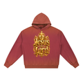 Jubilore "Jesus Is LORD" Vintage Washed Gradient Fleece Hoodie