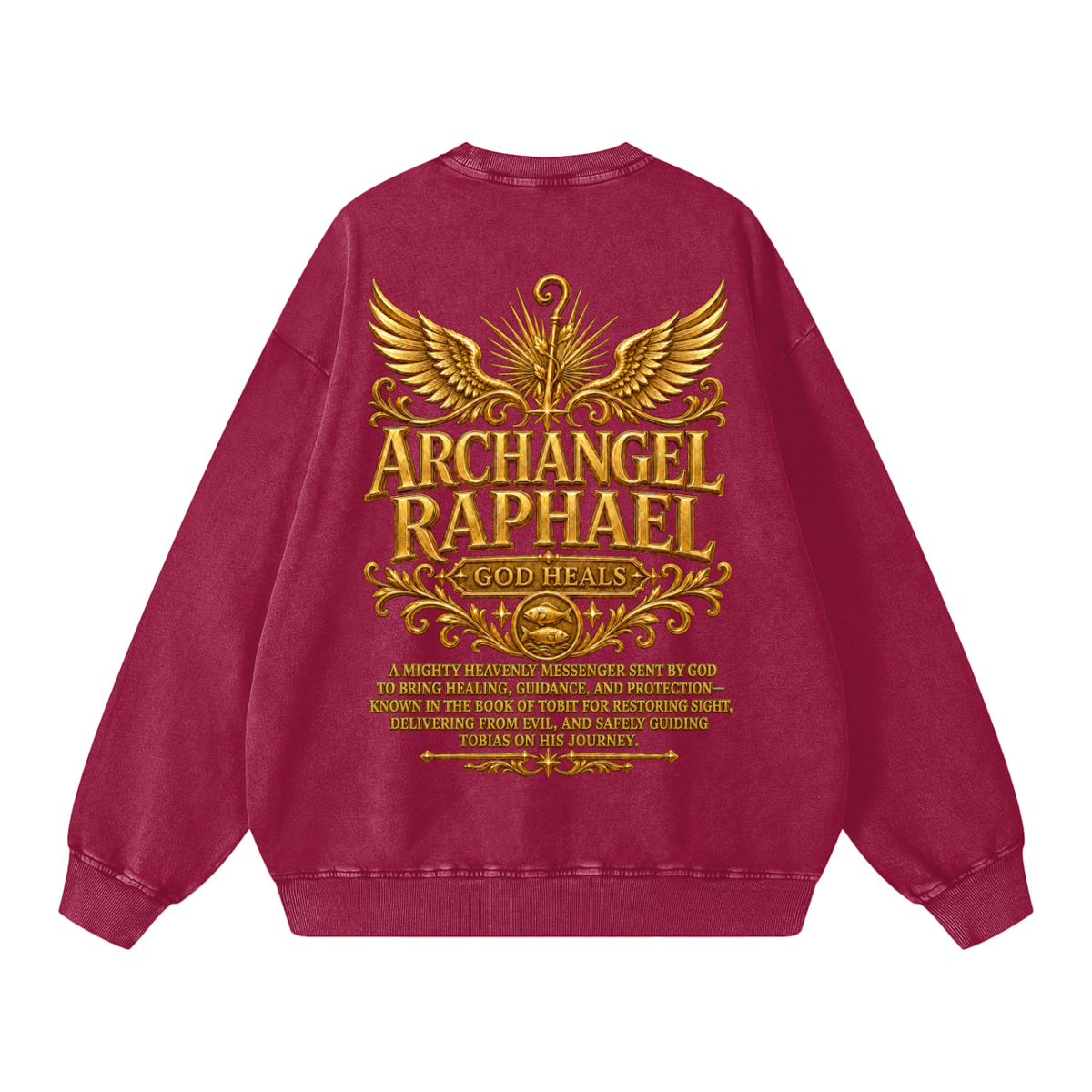 Jubilore "Raphael" Snow Washed Oversized Sweatshirt