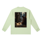 Jubilore "David" Essential Crewneck Long-Sleeve T-Shirt