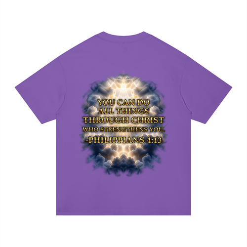 Jubilore "Christ Saves" Unisex Regular Fit Cotton T-Shirt