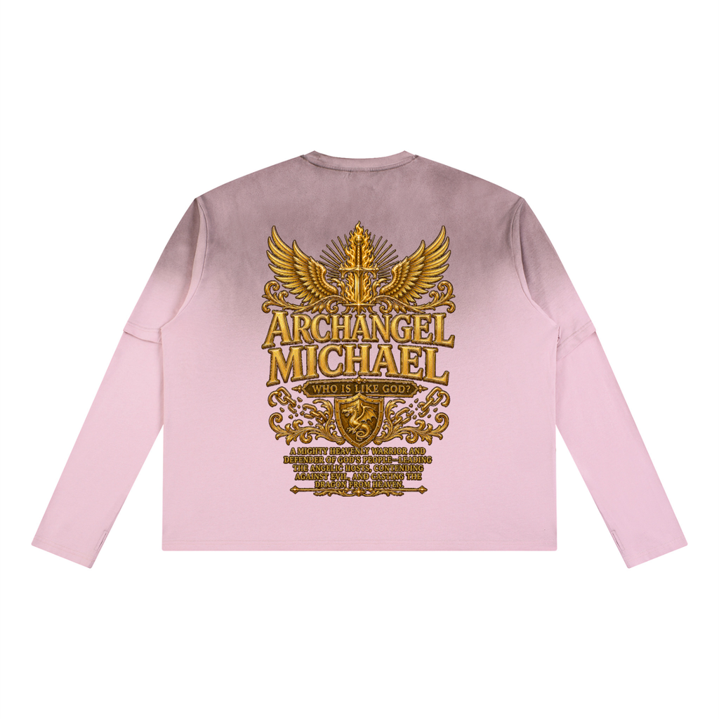 Jubilore "Michael" Unisex Vintage Wash Layered T-Shirt