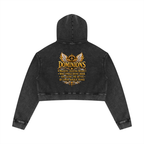 Jubiloré "Dominions" Women’s Mineral Washed Crop Hoodie