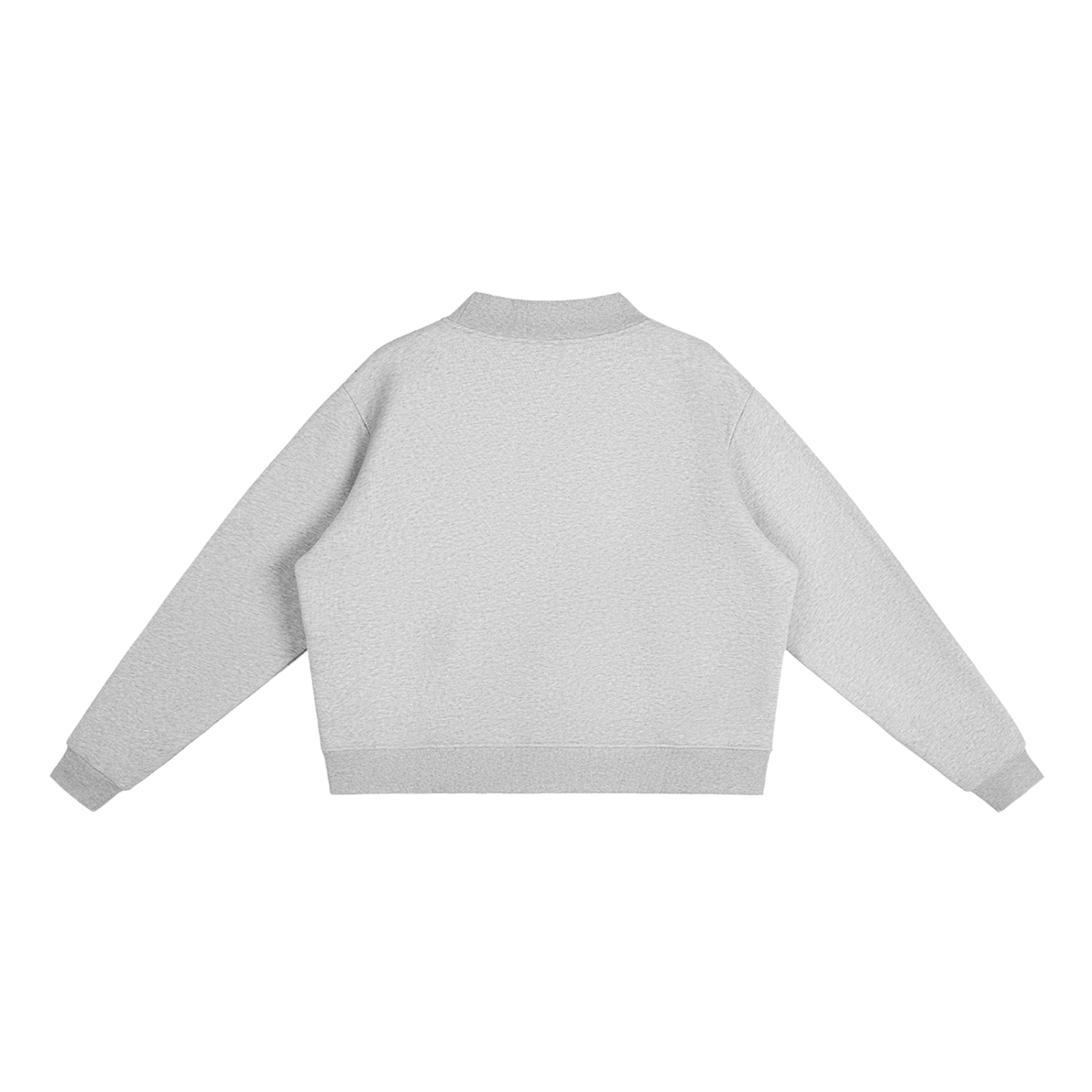 Jubiloré "JIK" Essential Fleece Mock-Neck Crew Sweatshirt