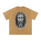 Jubilore "Shroud of Turin" Snow Washed Oversized Cotton T-Shirt