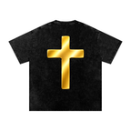 Jubilore "Shroud of Turin" Snow Washed Oversized Cotton T-Shirt