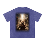Jubilore “Paul” Snow Washed Oversized Cotton T-Shirt