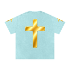 Jubilore "Jesus Is LORD" Snow Washed Oversized Cotton T-Shirt