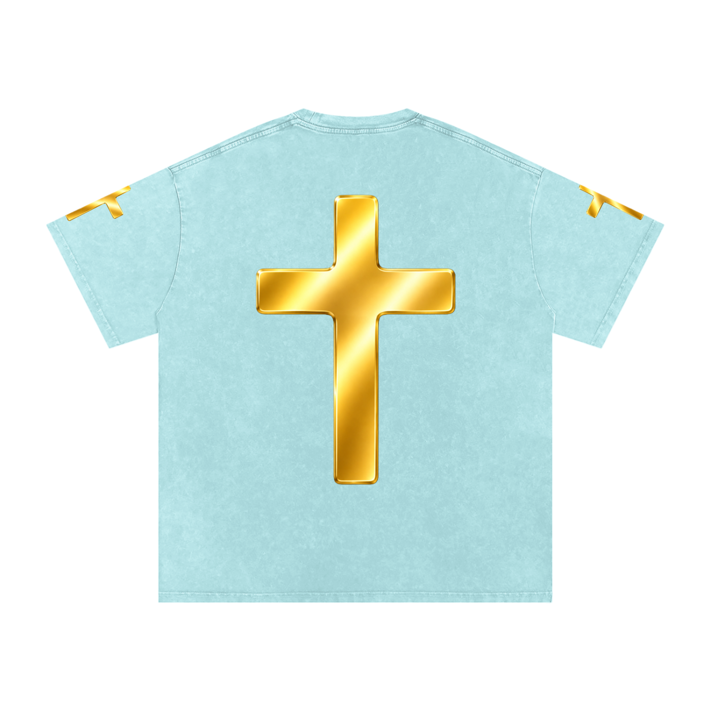 Jubilore "Jesus Is LORD" Snow Washed Oversized Cotton T-Shirt