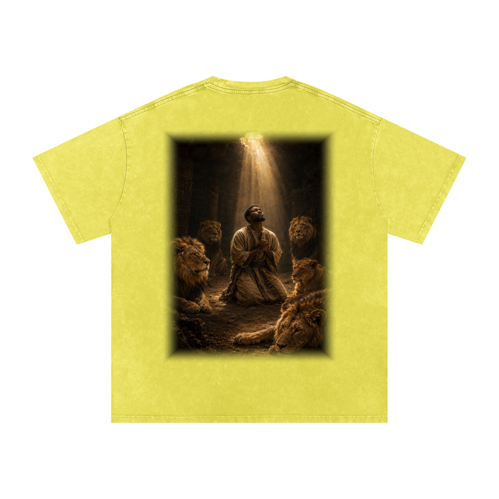 Jubilore "Daniel" Snow Washed Oversized Cotton T-Shirt