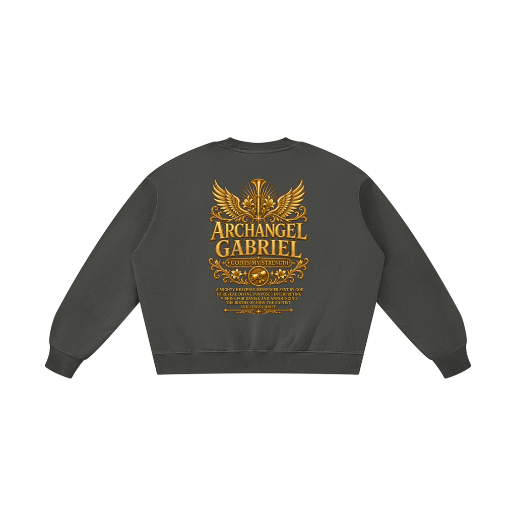 Jubilore "Gabriel" Unisex Boxy Vintage Washed Sweatshirt
