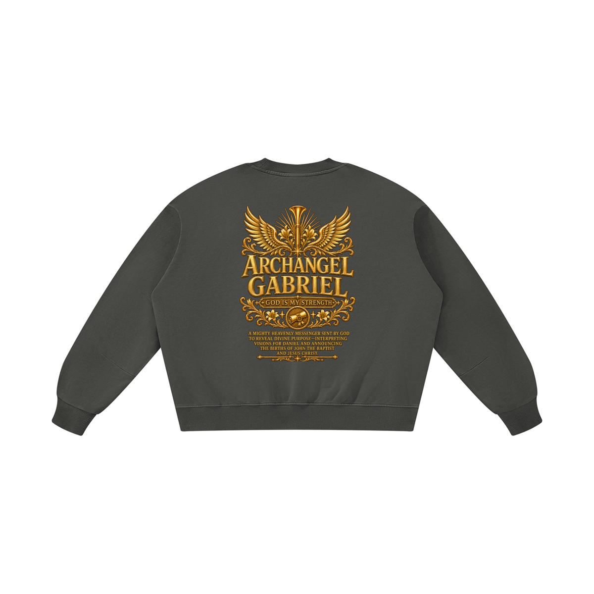 Jubilore "Gabriel" Unisex Boxy Vintage Washed Sweatshirt