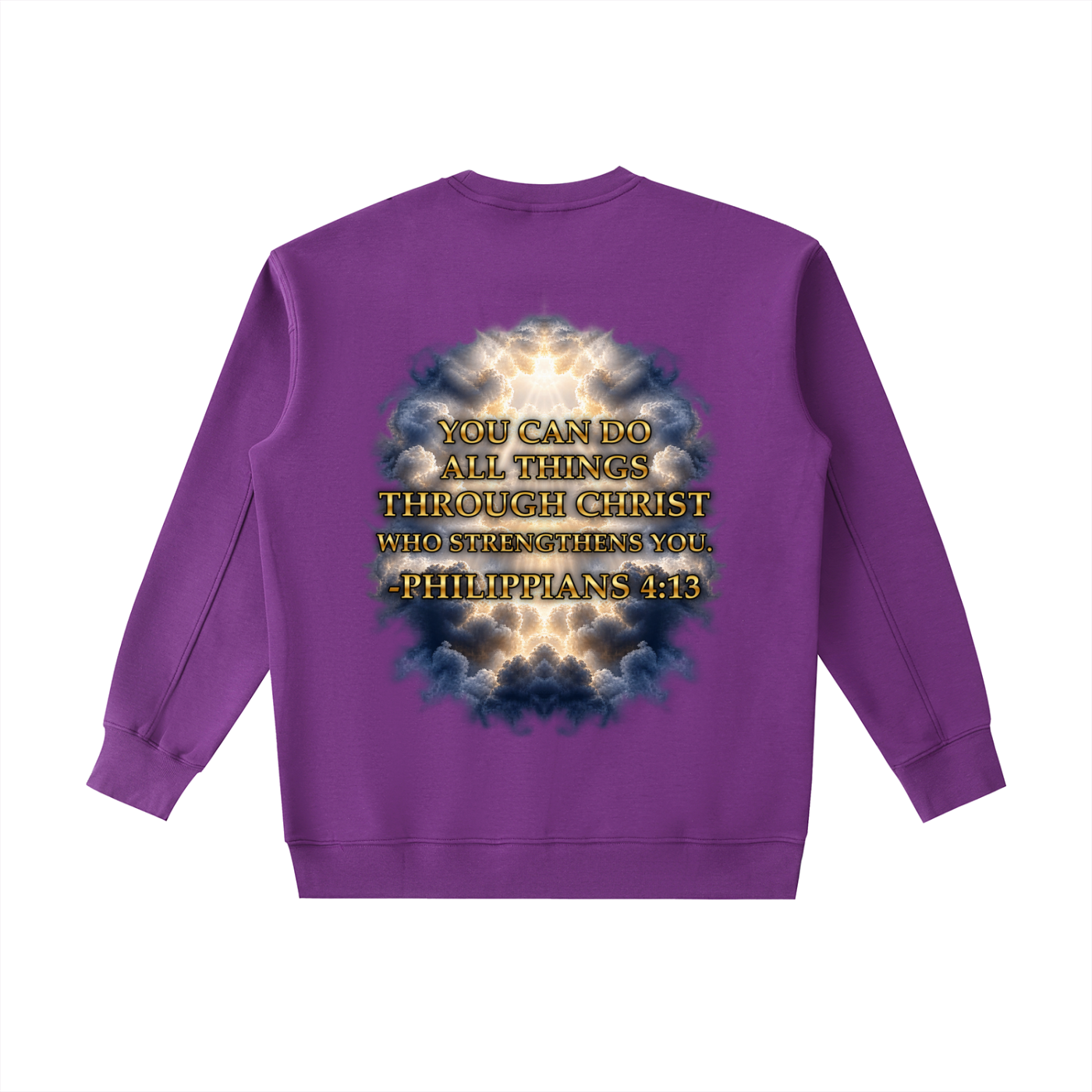 Jubilore "Christ Saves" Essential Heavyweight Crewneck Sweatshirt