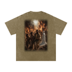 Jubilore "Sodom & Gomorrah" Snow Washed Oversized Cotton T-Shirt