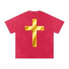 Jubilore "Shroud of Turin" Snow Washed Oversized Cotton T-Shirt