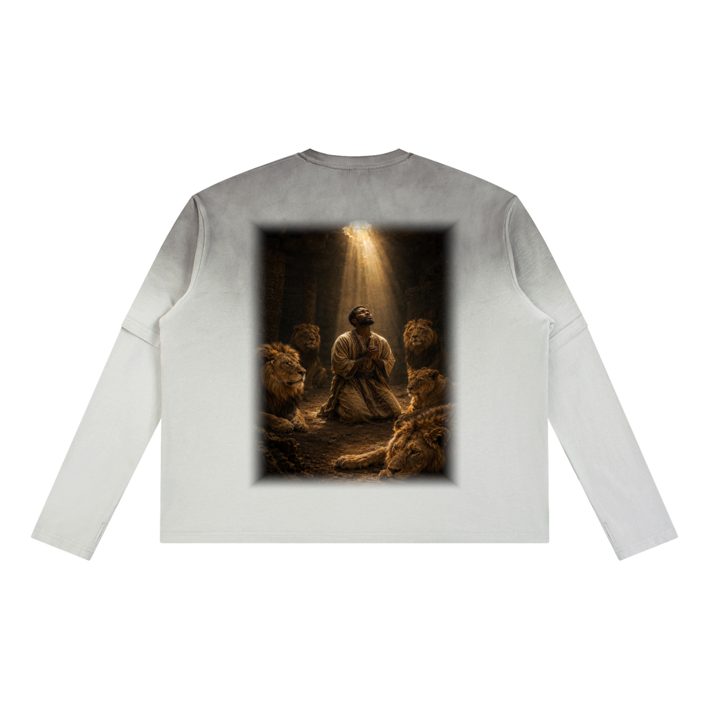 Jubilore "Daniel" Unisex Vintage Wash Layered T-Shirt