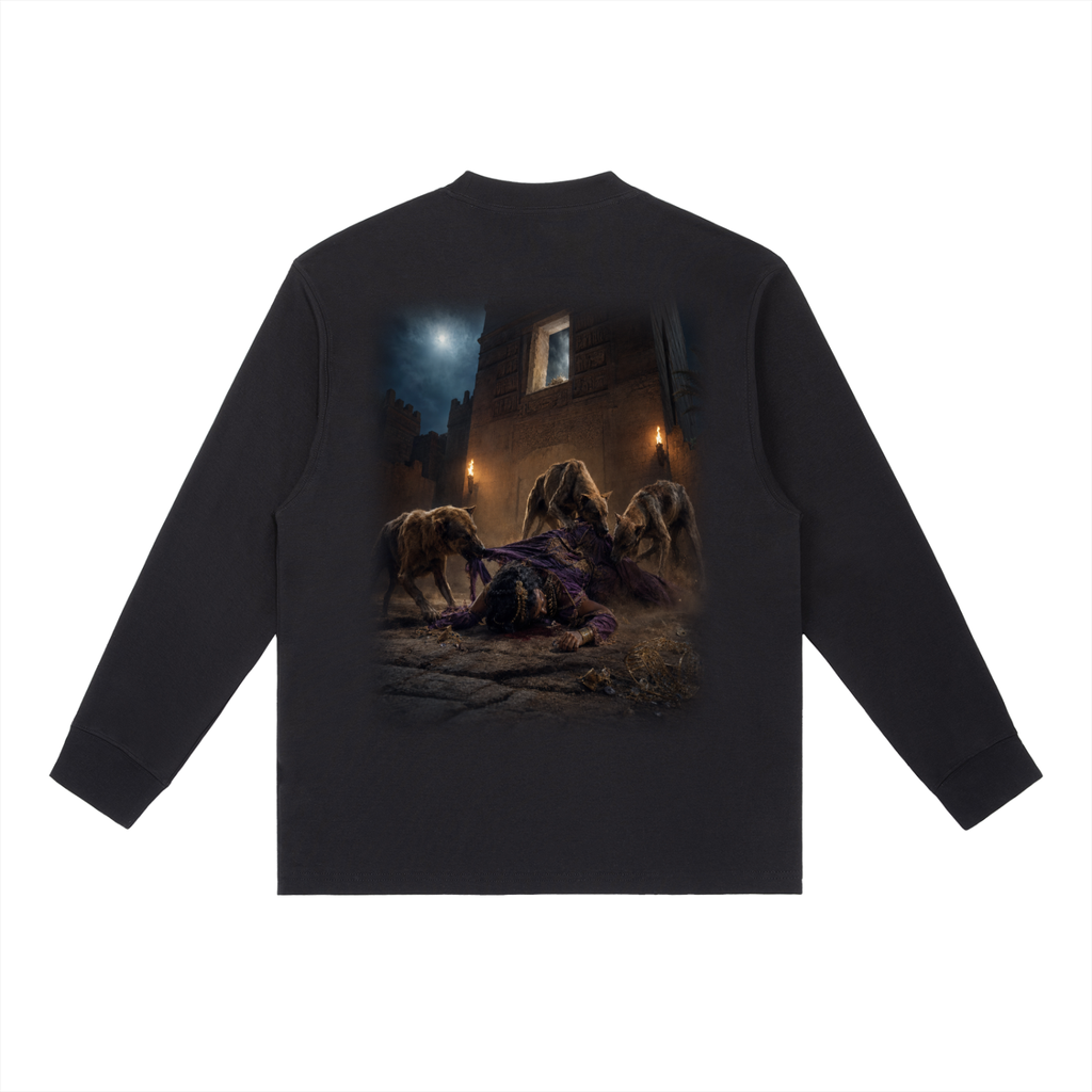 Jubilore "Jezebel" Essential Crewneck Long-Sleeve T-Shirt