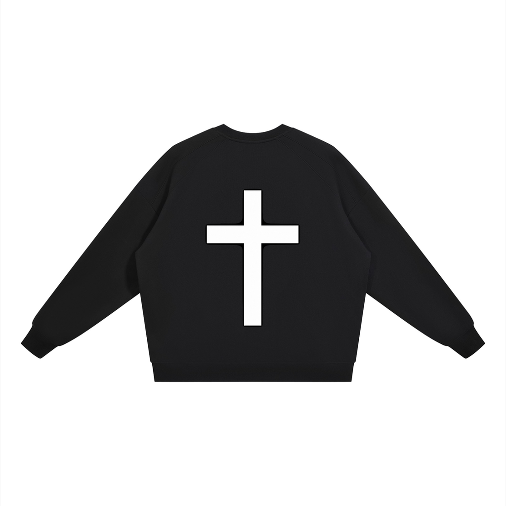 Jubilore Unisex Oversized V-Neck Sweatshirt