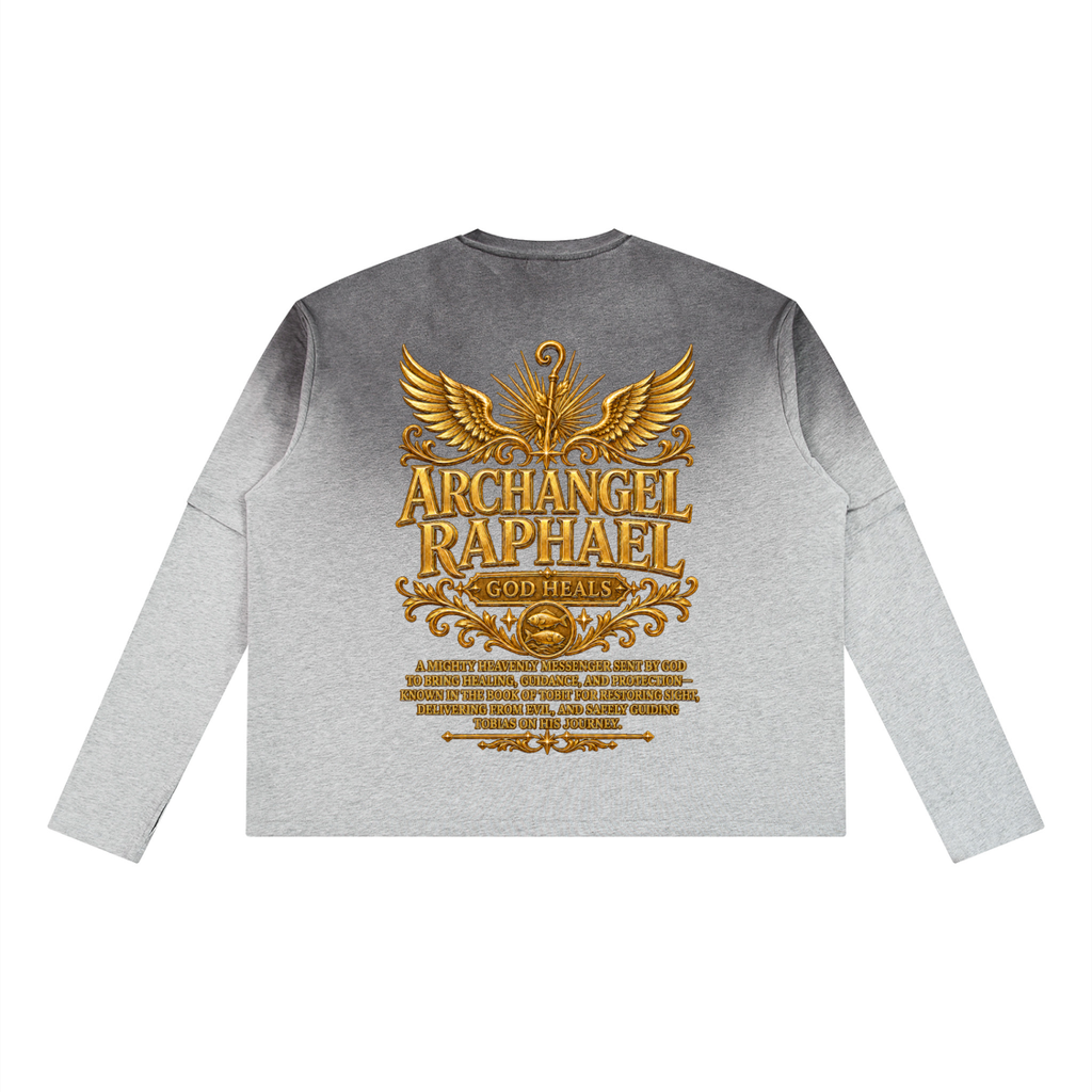 Jubilore "Raphael" Unisex Vintage Wash Layered T-Shirt
