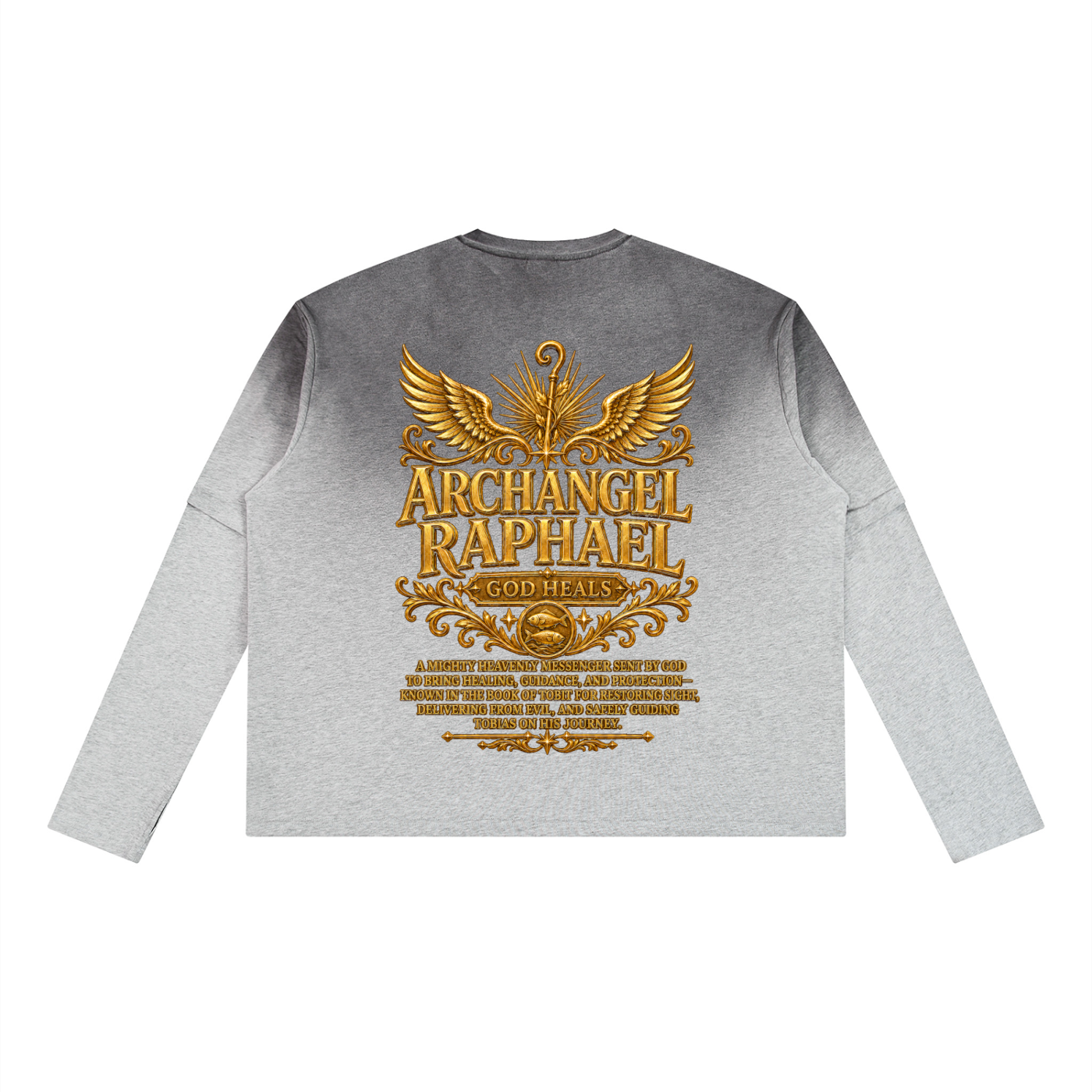 Jubilore "Raphael" Unisex Vintage Wash Layered T-Shirt