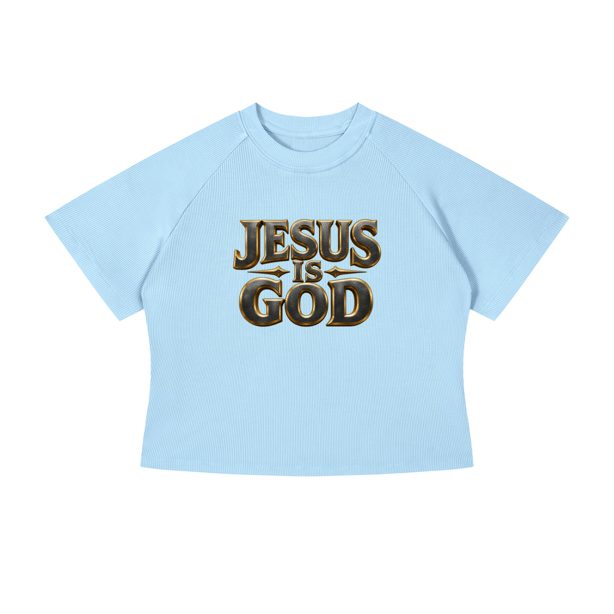 Jubiloré "JIG" Women's Mineral Wash Crop T-Shirt