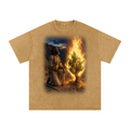 Jubilore “Moses” Snow Washed Oversized Cotton T-Shirt