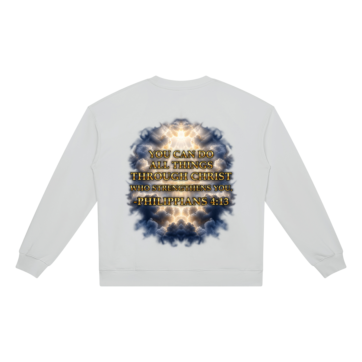 Jubilore "Christ Saves" Unisex Heavyweight Crewneck Sweatshirt