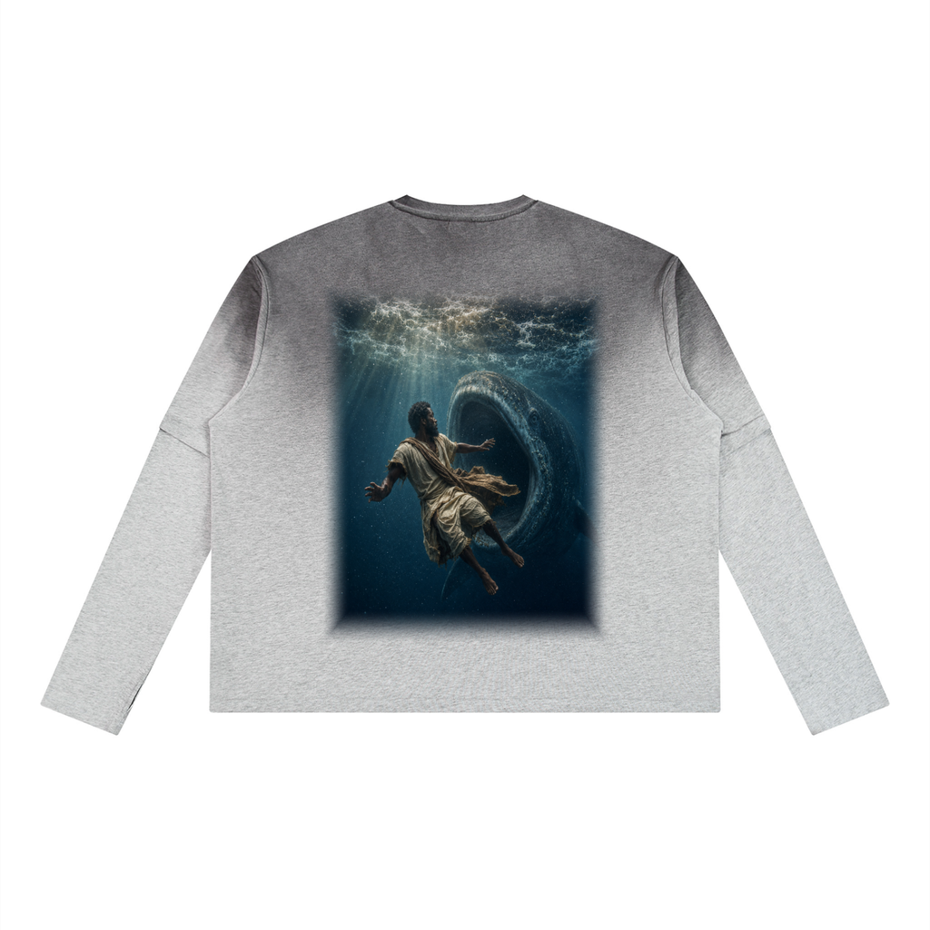 Jubilore "Jonah" Unisex Vintage Wash Layered T-Shirt
