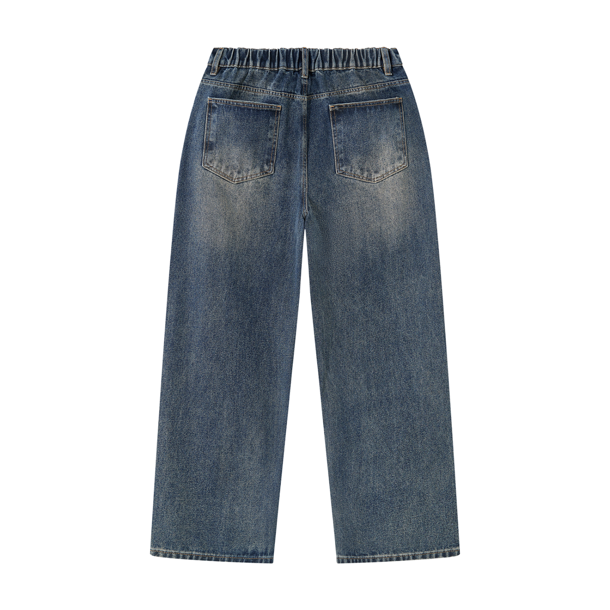 Jubilore Men's Vintage Wash Denim Jeans