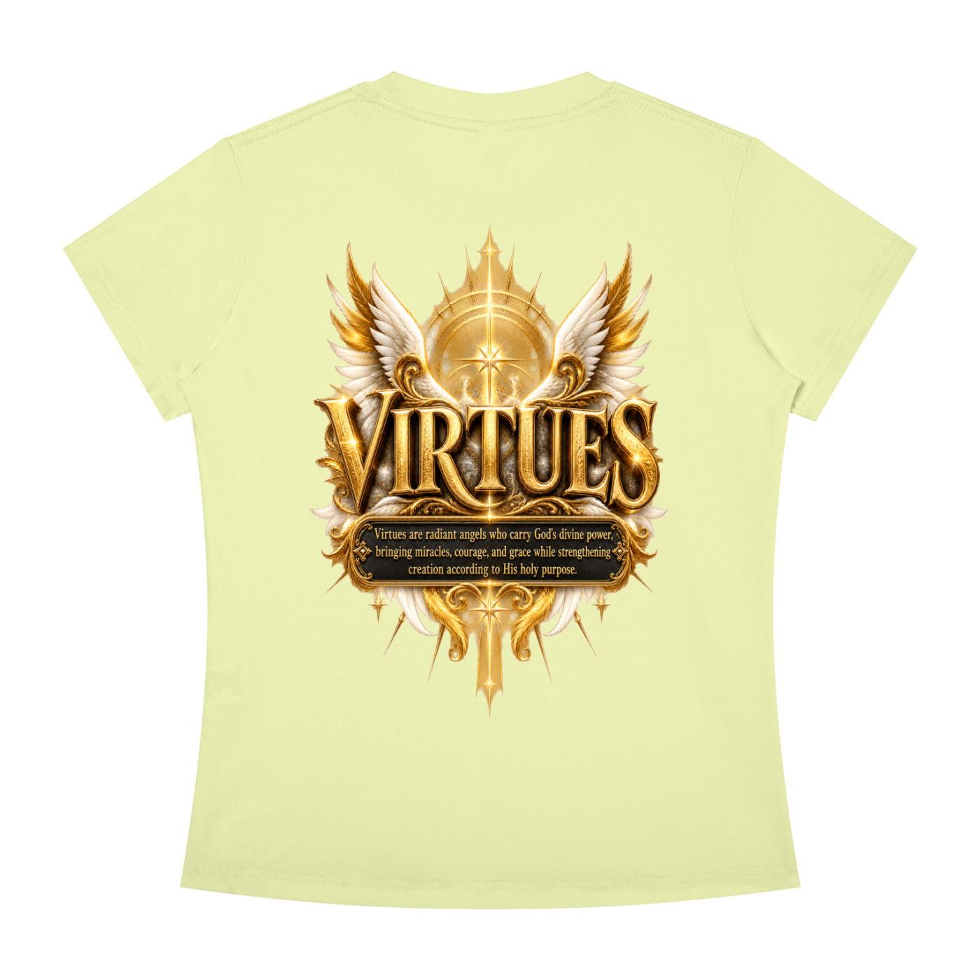 Jubiloré "Virtues" Women's Slim Fit Crewneck T-Shirt