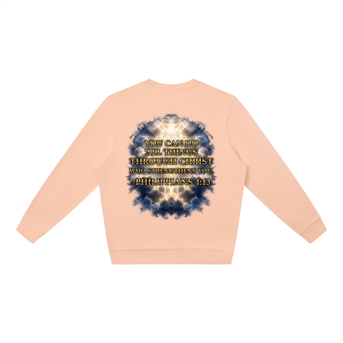Jubilore "Christ Saves" Unisex Oversized Crewneck Sweatshirt