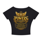 Jubiloré "Powers" Women’s Boatneck Raglan T-Shirt