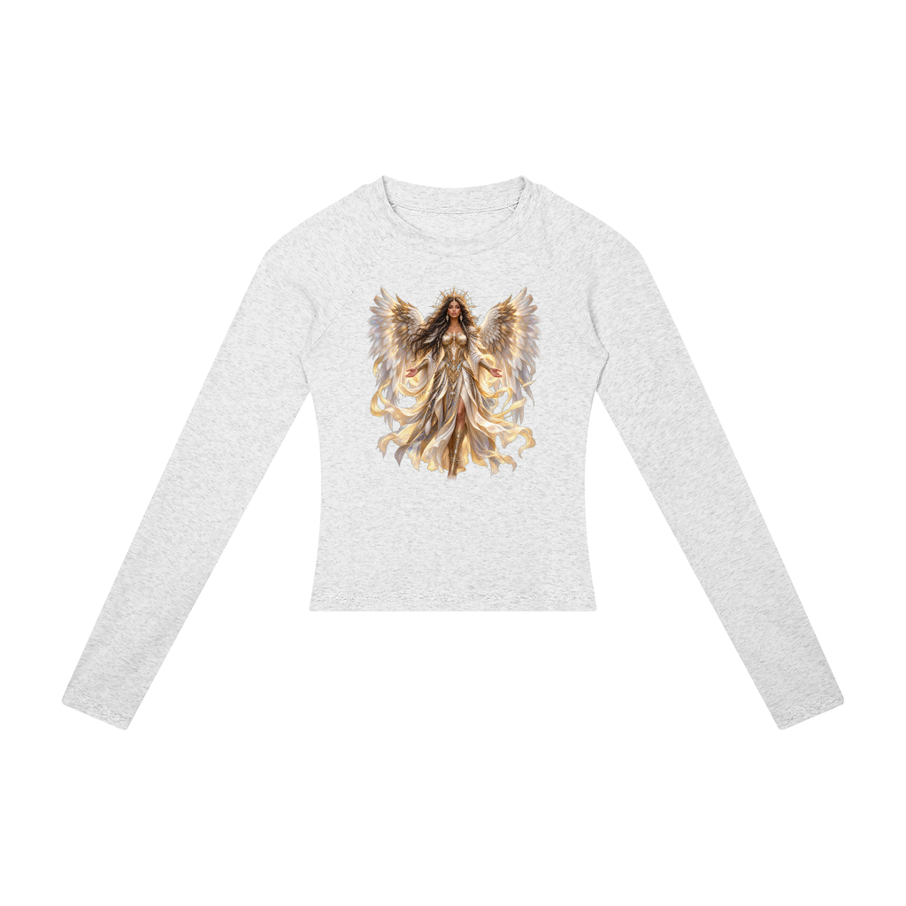 Jubiloré "Powers" Women’s Slim Raglan Long Sleeve T-Shirt