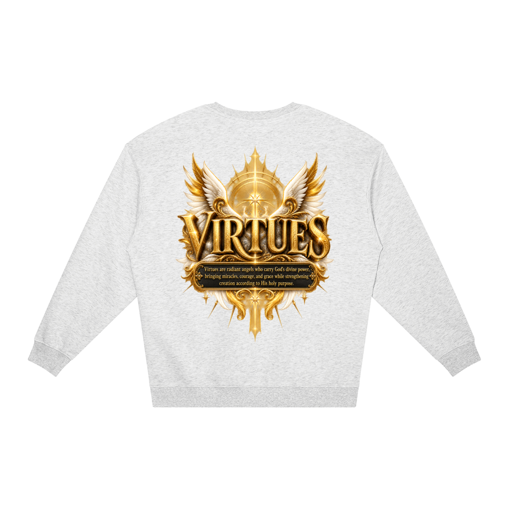 Jubilore "Virtues" Unisex Loose Crewneck Sweatshirt