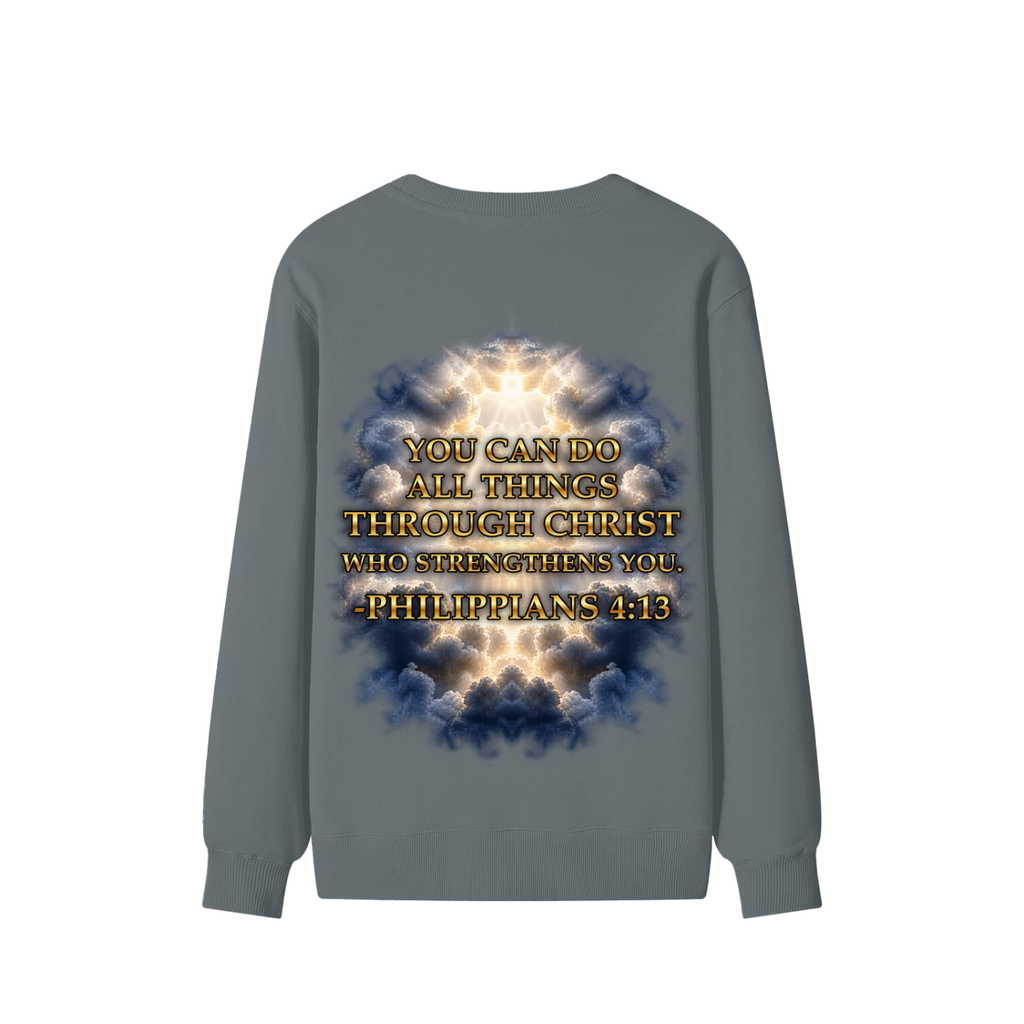 Jubilore "Christ Saves" Classic Unisex Cotton Sweatshirt