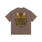 Jubilore "Dominions" Vintage Washed Oversized Cotton T-Shirt