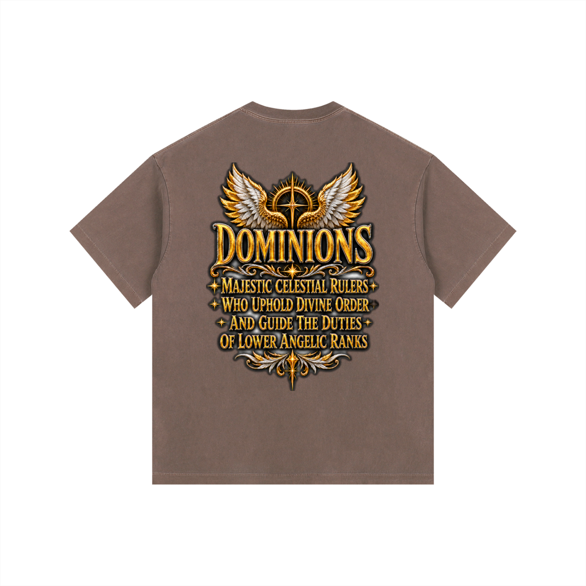 Jubilore "Dominions" Vintage Washed Oversized Cotton T-Shirt