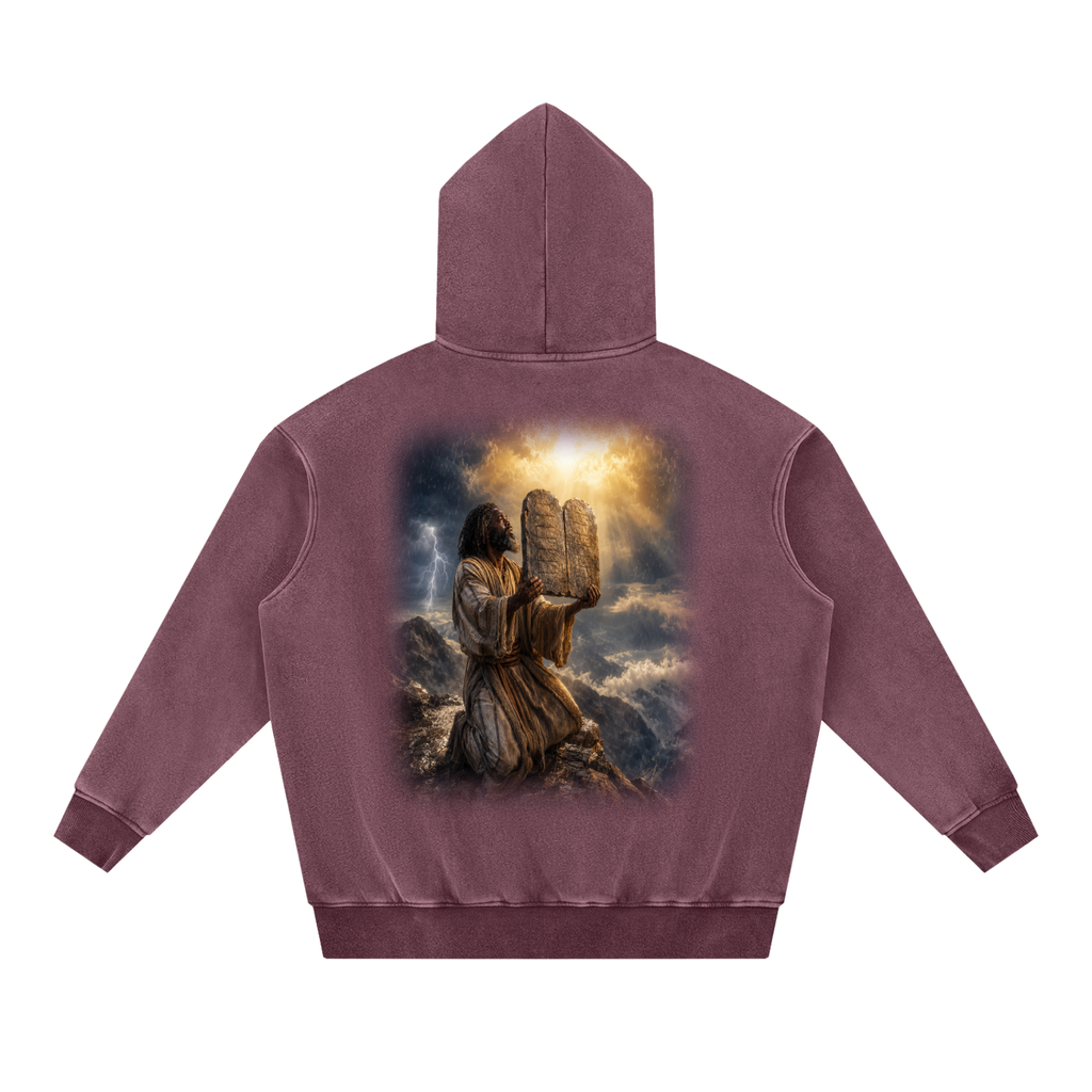 Jubilore "Moses" Snow Wash Fleece Oversize Hoodie