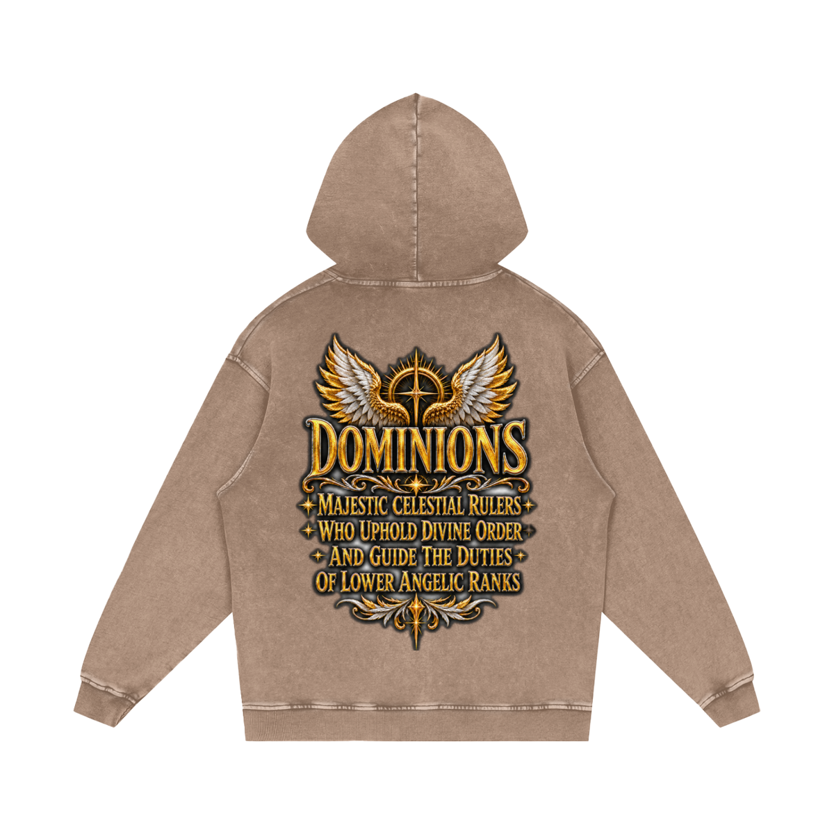 Jubilore "Dominions" Snow Washed Loose Cotton Hoodie