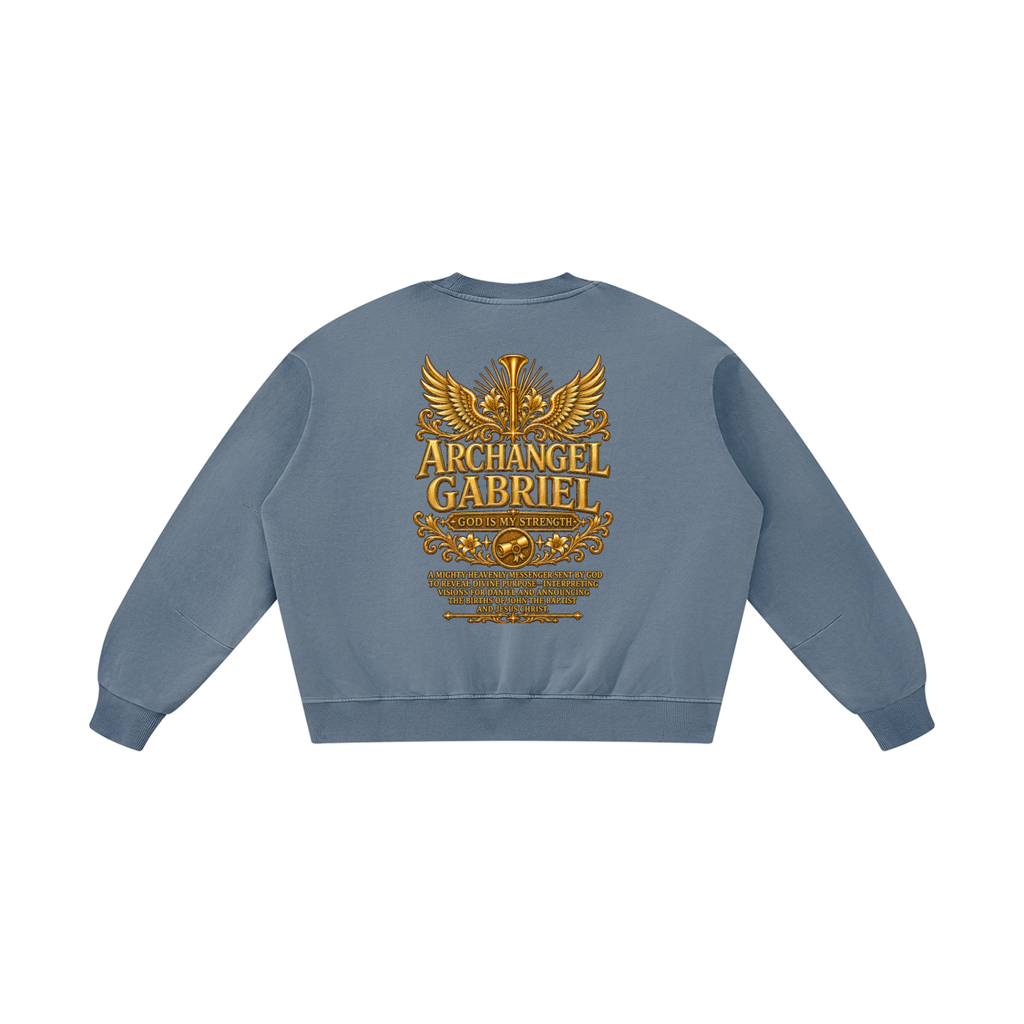 Jubilore "Gabriel" Unisex Boxy Vintage Washed Sweatshirt