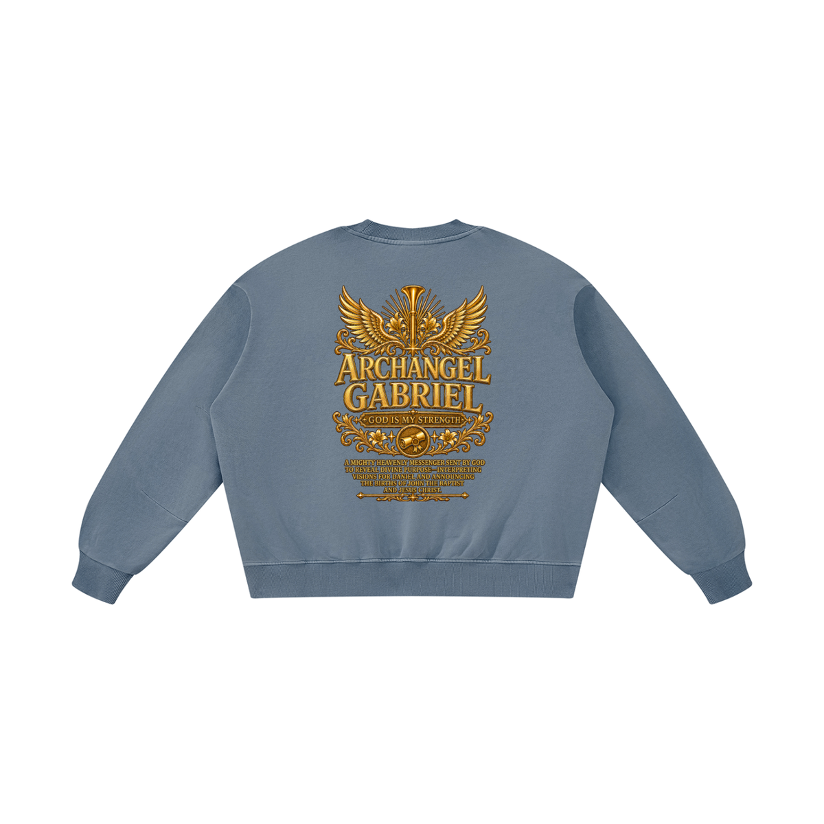 Jubilore "Gabriel" Unisex Boxy Vintage Washed Sweatshirt